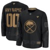 Buffalo Sabres Dresy Personalizované Fanatics Military Appreciation Practice 2024-25 Černá - Pánské